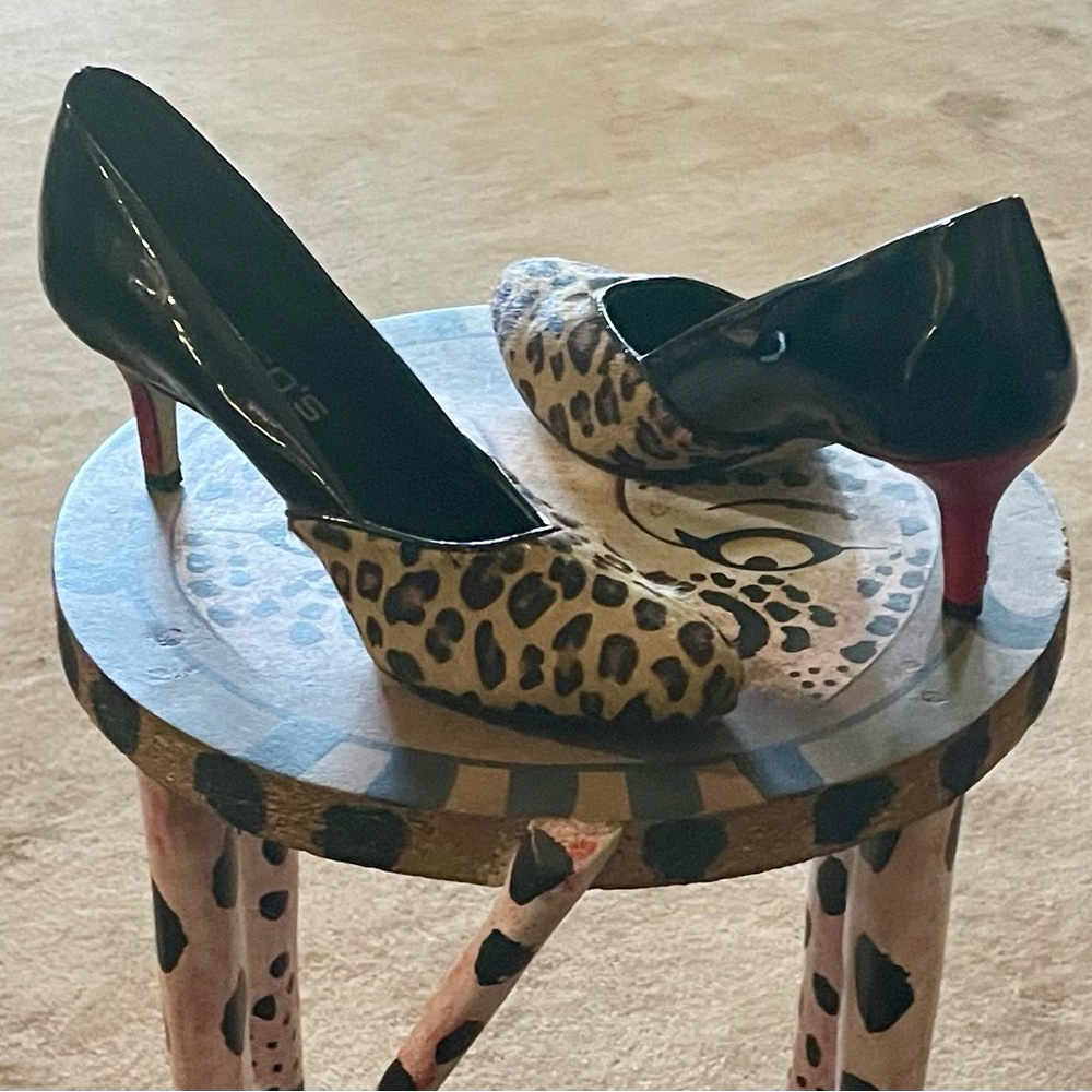 Leopard Heels